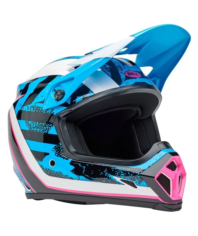BELL MX-9 Mips Breakdance Gloss Blue/Pink