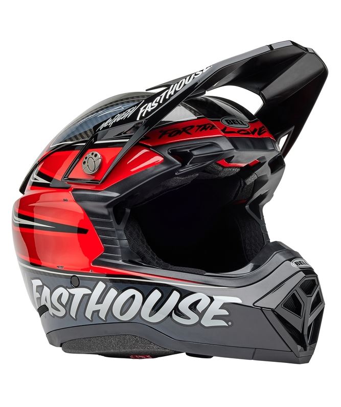 BELL Moto-10 Spherical Mips Fasthouse DITD 25 Gloss Gray/Red