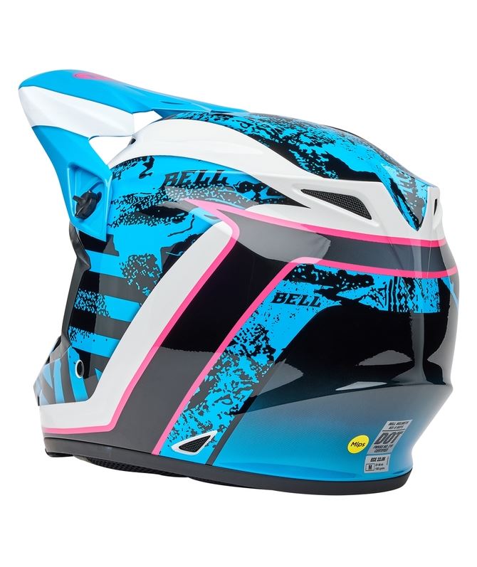 BELL MX-9 Mips Breakdance Gloss Blue/Pink
