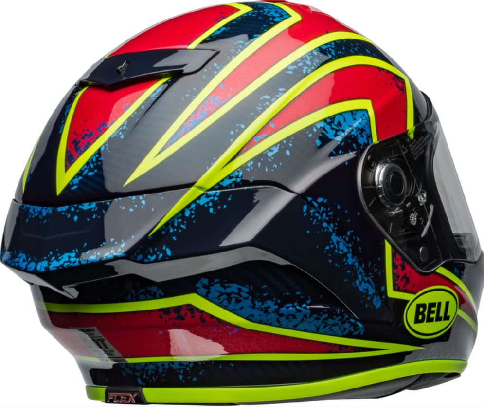 BELL Race Star DLX Flex umpikypärä Xenon Gloss Blue/Retina