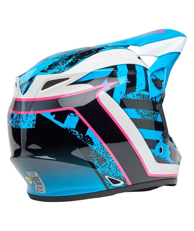 BELL MX-9 Mips Breakdance Gloss Blue/Pink