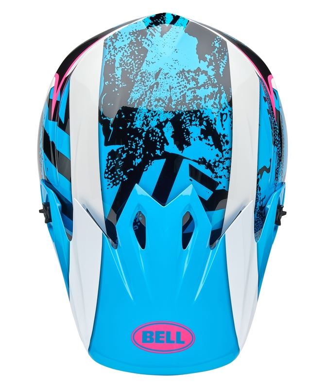 BELL MX-9 Mips Breakdance Gloss Blue/Pink
