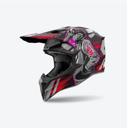 Airoh Wraaap Cyber Matt Red