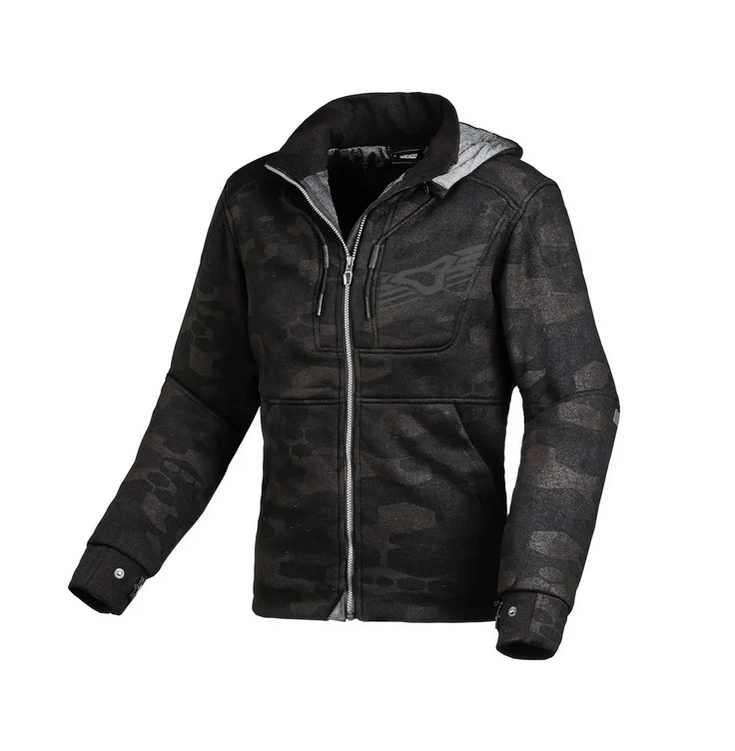 Macna District naisten aramid ajohuppari, Black/Grey Camo