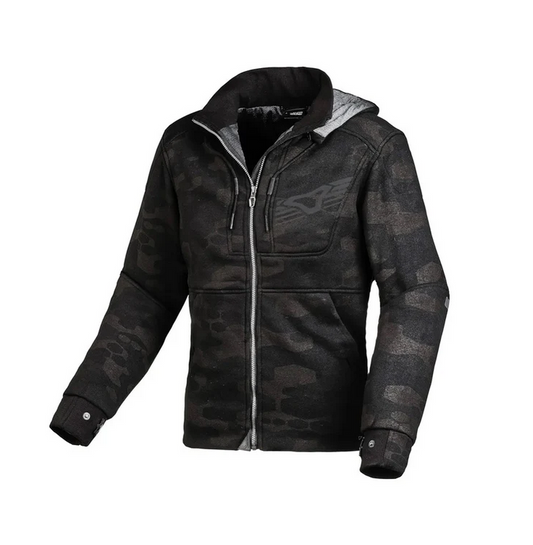 Macna District naisten aramid ajohuppari, Black/Grey Camo