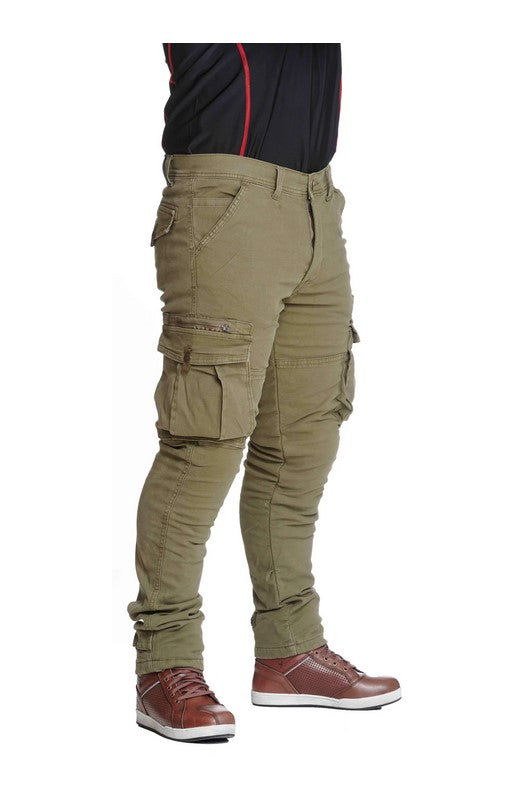 Sweep Jungle aramid vahvistetut ajofarkut vihreä