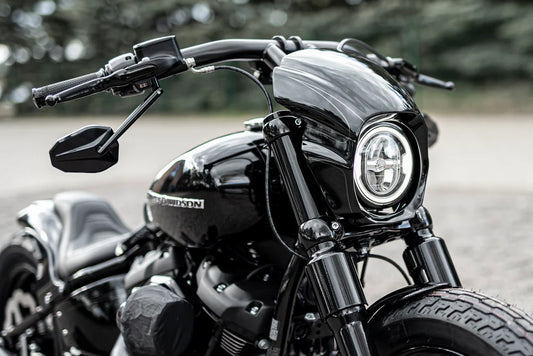"Aggressor" Series Softail Street Bob FXBB/S And Low Rider FXLR Headlight Fairing 2018-2025