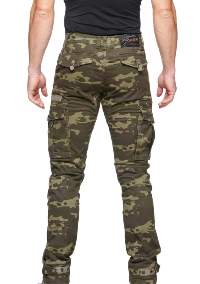 Sweep Jungle aramid vahvistetut ajofarkut