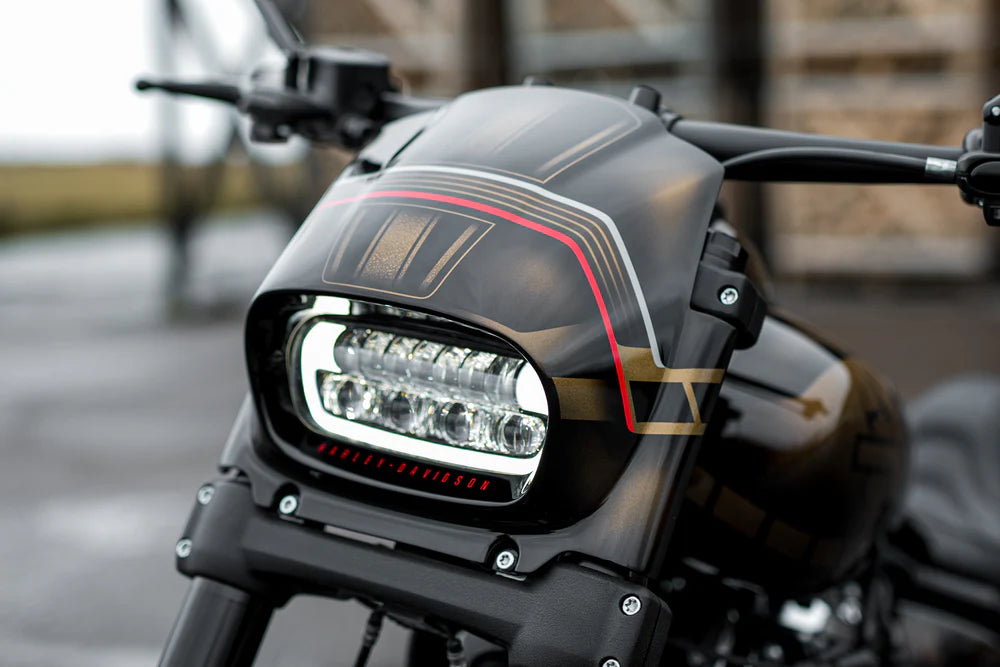 "Aggressor" Series Softail Fat Bob FXFB FXFBS Headlight Fairing 2018-2025